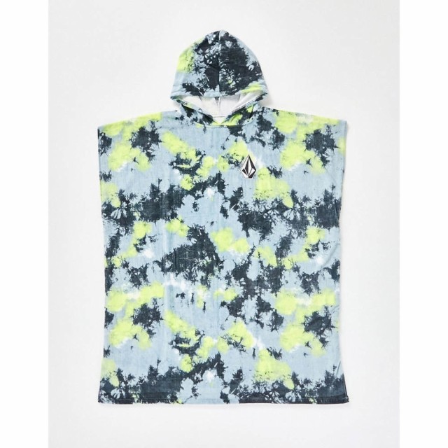 ボルコム Volcom メンズ タオル Rook Poncho Towel In Tie Dye Black ブラック