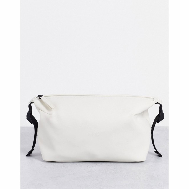 レインズ Rains レディース ポーチ トラベルポーチ 1563 Weekend Wash Bag In Off White フォッシル