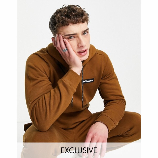 コロンビア Columbia メンズ パーカー トップス Cliff Glide Hoodie In Brown Exclusive At Asos ブラウン