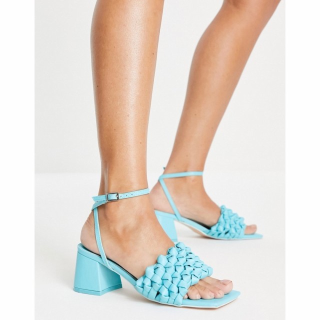 パブリックディザイア Public Desire レディース サンダル・ミュール シューズ・靴 Got This Block Heeled Sandals With Woven Detail In