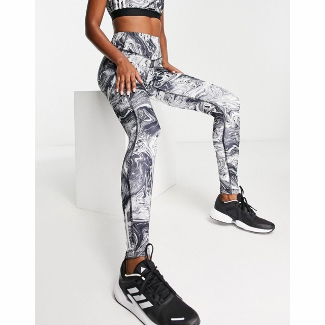 アディダス adidas performance レディース フィットネス・トレーニング スパッツ・レギンス Adidas Training Hyperglam Legging In Blac