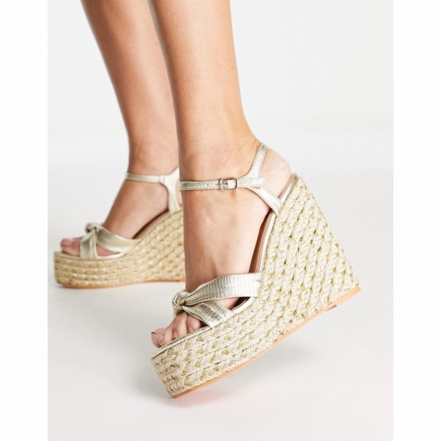 シミ Simmi Wide Fit レディース エスパドリーユ ウェッジソール サンダル・ミュール Simmi London Wide Fit Espadrille Wedge Sandals I