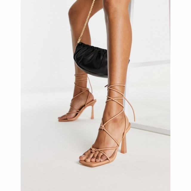 パブリックディザイア Public Desire レディース サンダル・ミュール シューズ・靴 Kian Heel Sandals In Beige ベージュ