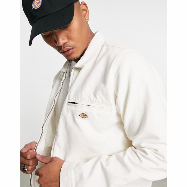 ディッキーズ Dickies メンズ ジャケット アウター Duck Canvas Jacket In White ホワイト