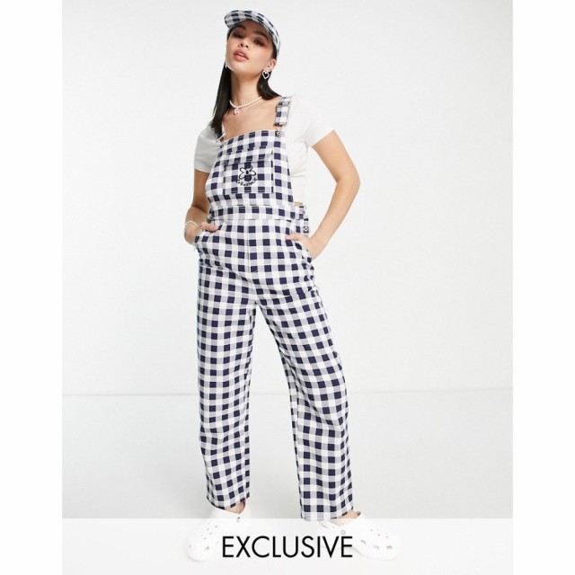 コルージョン Collusion レディース オーバーオール ボトムス・パンツ Gingham Dungaree マルチカラー