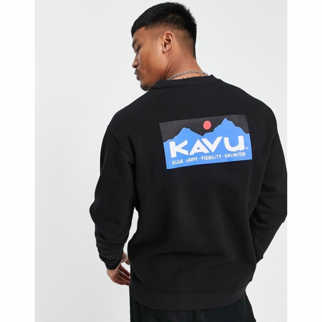 カブー KAVU メンズ スウェット・トレーナー トップス Kavu Klear Above Sweatshirt In Black ブラック