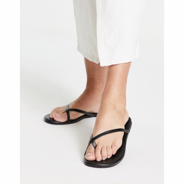 スティーブ マデン Steve Madden レディース ビーチサンダル シューズ・靴 Daria Flat Sandals In Black ブラック