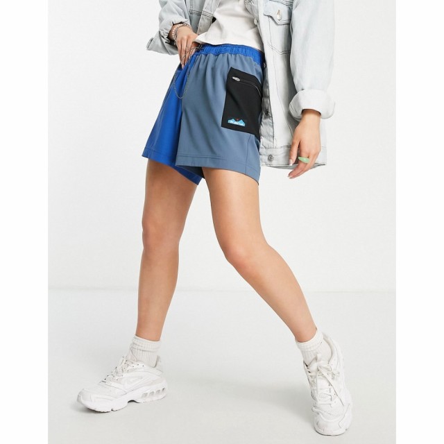 カブー KAVU レディース ショートパンツ ボトムス・パンツ Kavu Leilani Shorts In Blue/Grey ブルー/グレー