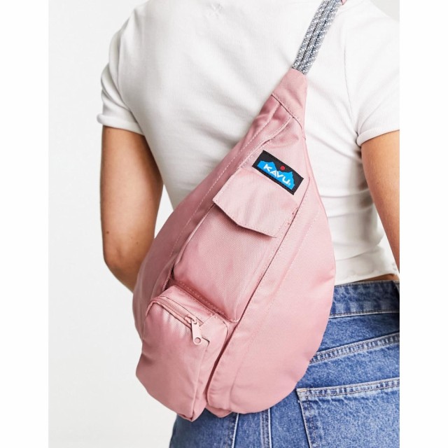 カブー KAVU レディース ショルダーバッグ バッグ Kavu Mini Rope Sling Cross Body Bag In Pink ピンク