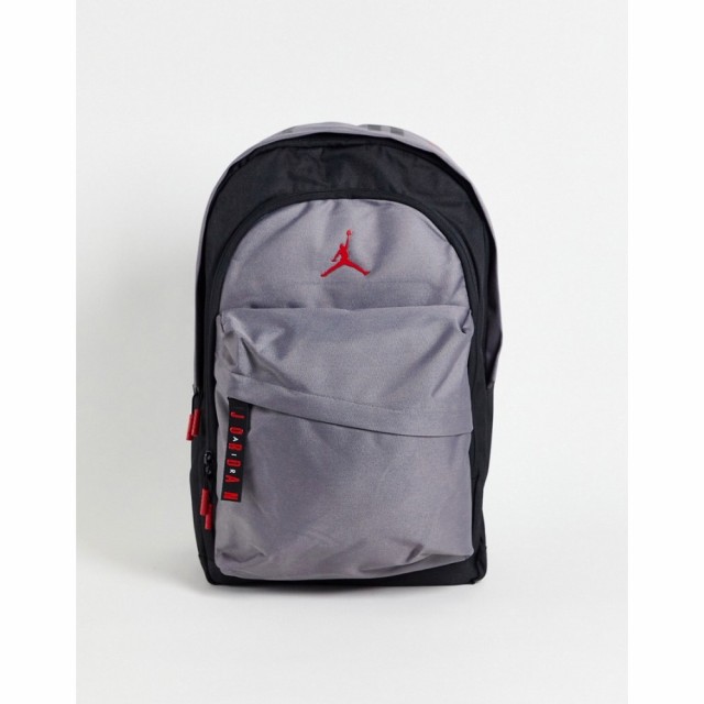 ナイキ ジョーダン Jordan メンズ バックパック・リュック バッグ Iar Patrol Backpack In Grey And Red ブラック