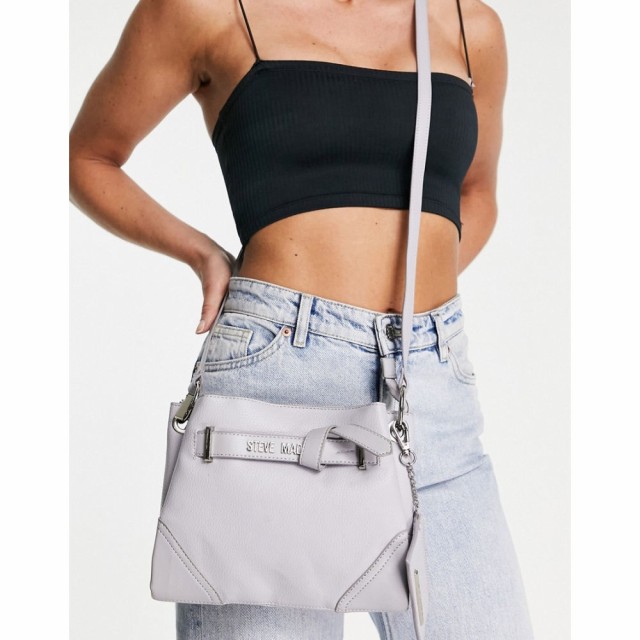 スティーブ マデン Steve Madden レディース ショルダーバッグ バッグ Cross Body Bag With Purse Attachment In Grey グレー