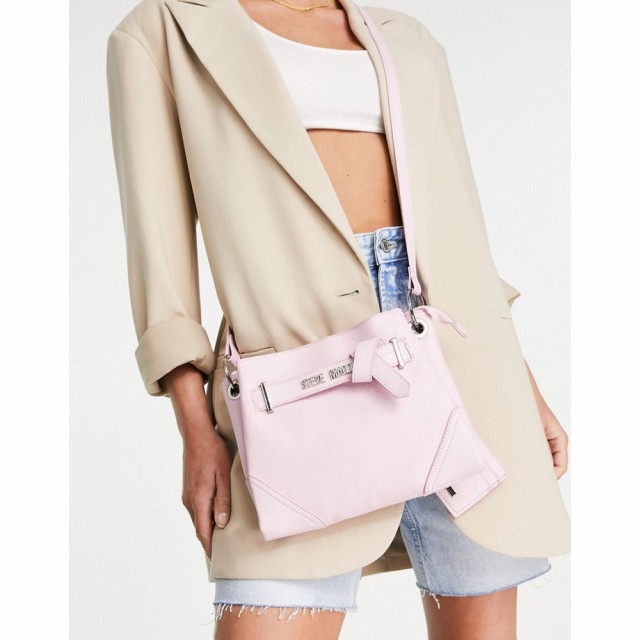 スティーブ マデン Steve Madden レディース ショルダーバッグ バッグ Cross Body Bag With Purse Attachment In Ice Pink