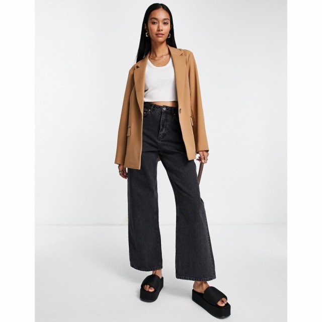 トップショップ Topshop レディース スーツ・ジャケット アウター Smart Jersey Blazer In Camel キャメル