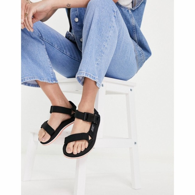 リーバイス Levis レディース サンダル・ミュール シューズ・靴 Sandal In Black レギュラーブラック