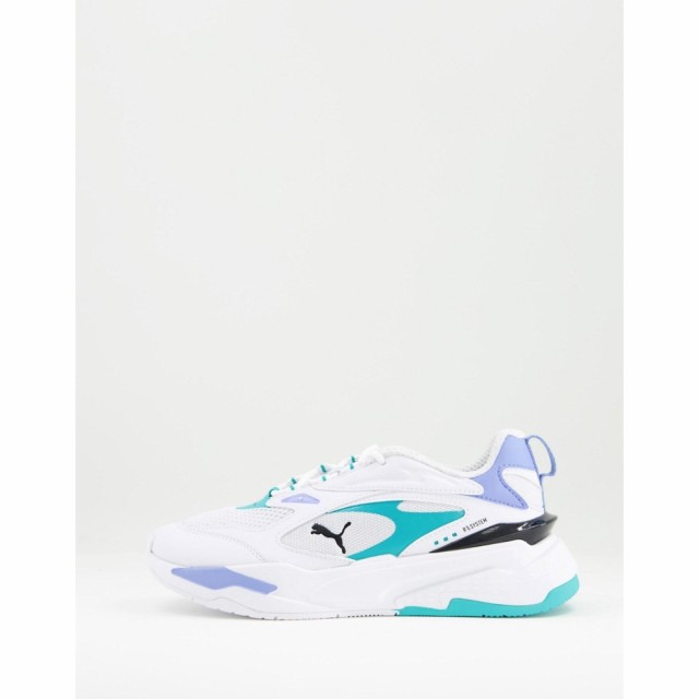 プーマ Puma レディース スニーカー シューズ・靴 Rs Fast Pop Trainers In White And Blue ホワイト