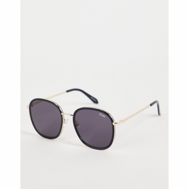 キー オーストラリア Quay Australia レディース メガネ・サングラス Quay Jezabell Inlay Sunglasses In Black Fade ブラック