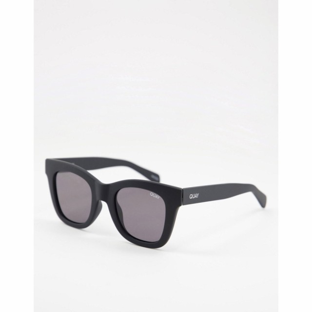 キー オーストラリア Quay Australia レディース メガネ・サングラス スクエアフレーム Quay After Hours Square Sunglasses In Matte Bl