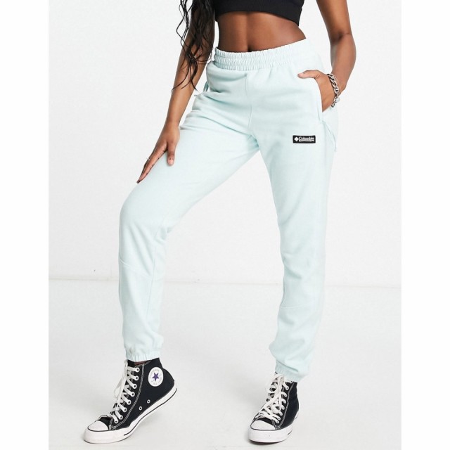 コロンビア Columbia レディース ジョガーパンツ ボトムス・パンツ Backbowl Fleece Joggers In Light Blue Exclusive At Asos ライトブ