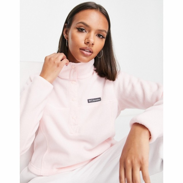 コロンビア Columbia レディース ベアトップ・チューブトップ・クロップド Benton Springs Cropped Half Zip Fleece In Light Pink Exclu