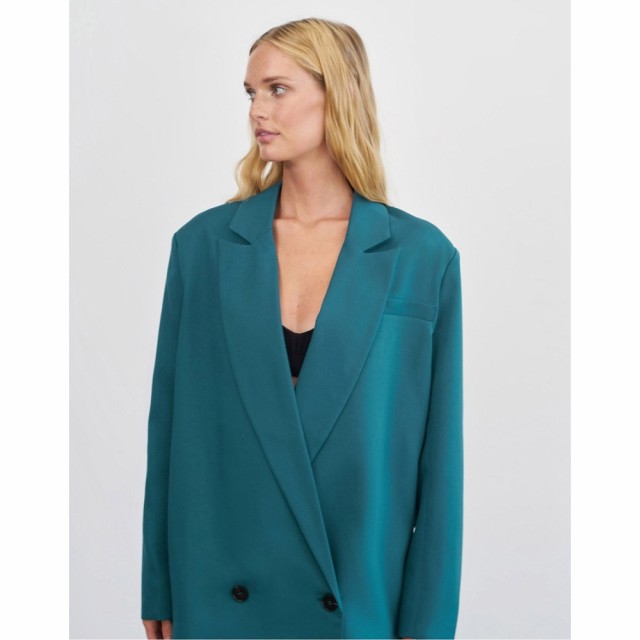 フォースandレックレス 4th and Reckless レディース スーツ・ジャケット アウター X Elsa Hosk Tailored Blazer Co Ord In Teal ティー