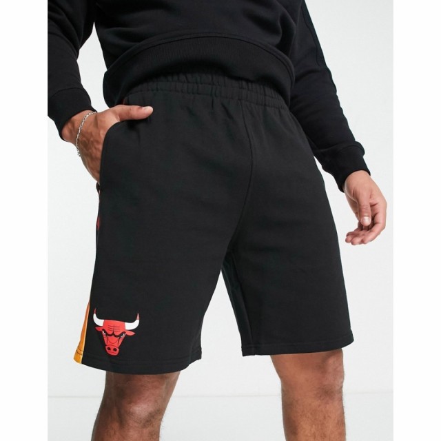 ニューエラ New Era メンズ ショートパンツ ボトムス・パンツ Nba Chicago Bulls Summer City Shorts In Black ブラック