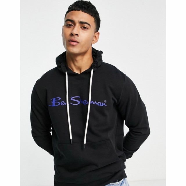 ベンシャーマン Ben Sherman メンズ パーカー トップス Hoodie In Black ブラック