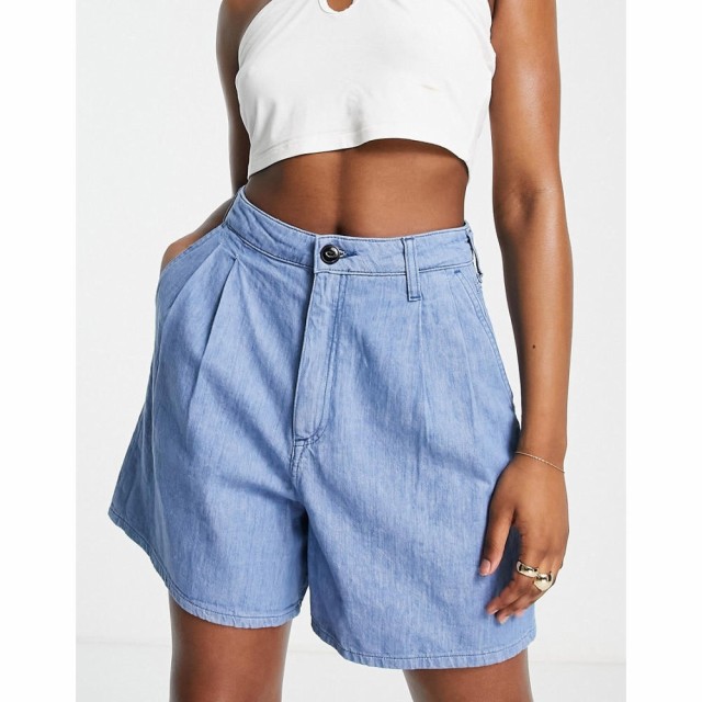 リー Lee Jeans レディース ショートパンツ ボトムス・パンツ Lee Stella Pleated Shorts In Blue