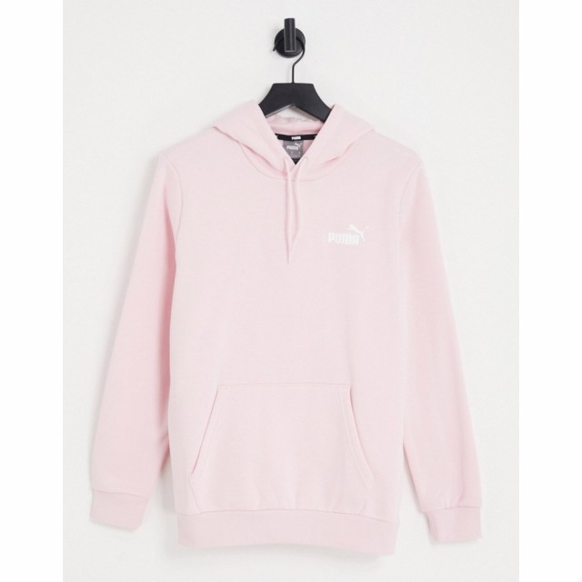 プーマ Puma メンズ パーカー トップス Essentials Small Logo Hoodie In Chalk Pink ベビーピンク