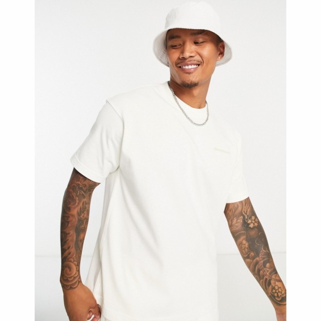 アディダス adidas Originals メンズ Tシャツ トップス X Pharrell Williams Premium Basics T-Shirt In Off White ホワイト