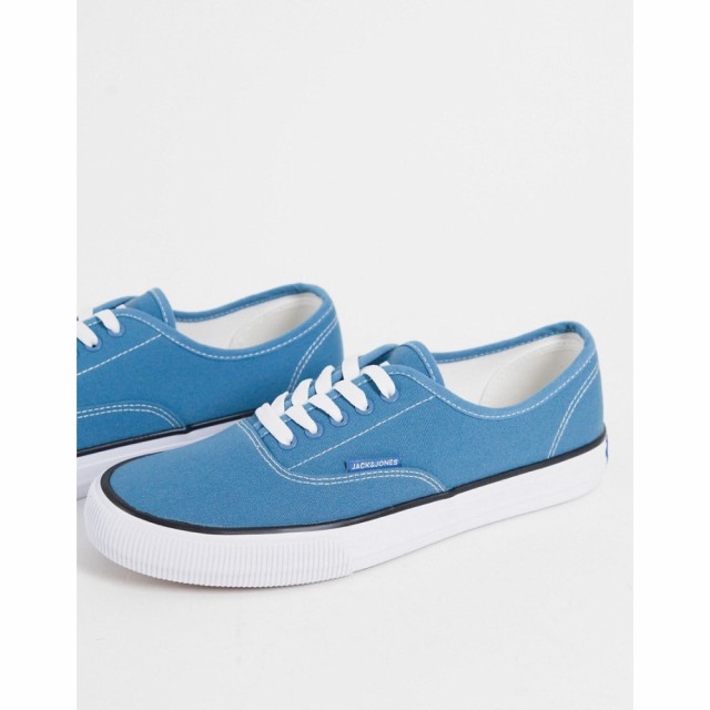 ジャック アンド ジョーンズ Jack and Jones メンズ スニーカー シューズ・靴 Plimsoll Trainer In Blue