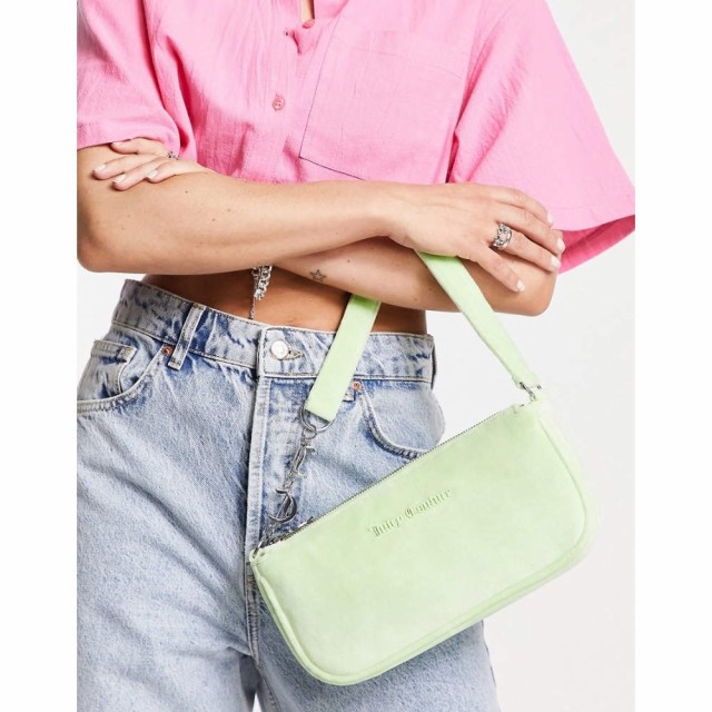 ジューシークチュール Juicy Couture レディース バッグ バッグチャーム Bag With Tonal Matte Metal Charm And Logo Plaque In Mint ミ