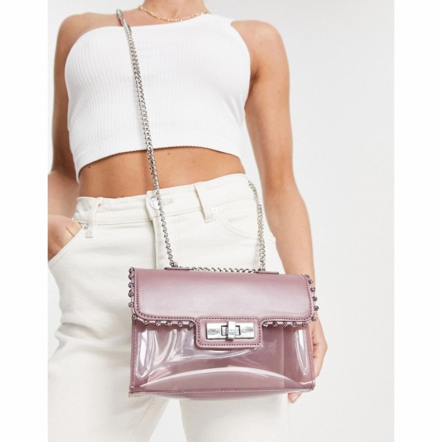 スティーブ マデン Steve Madden レディース ショルダーバッグ バッグ Bvyper Diamante Trim Cross Body Bag In Rose ピンク