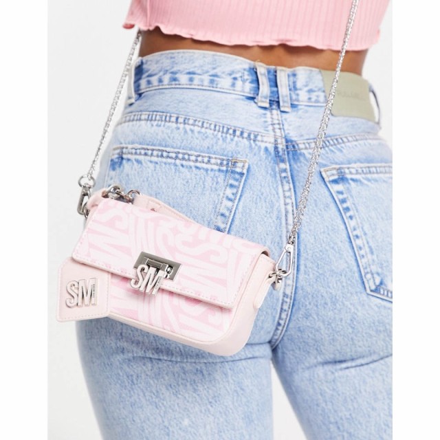 スティーブ マデン Steve Madden レディース ショルダーバッグ バッグ Bcoaster Logo Shoulder Bag With Chain Strap In Light Pink ピン