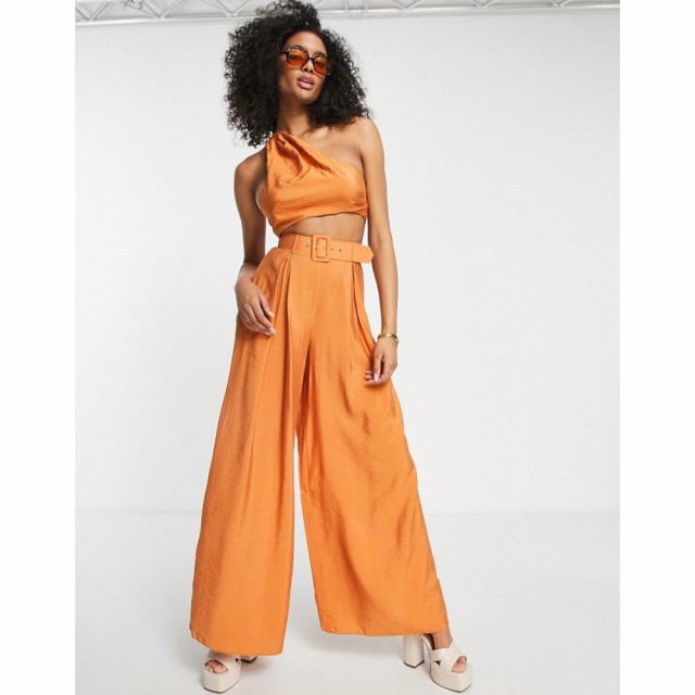 エイソス ASOS DESIGN レディース ボトムス・パンツ Co-Ord Wide Leg Trouser In Rust ラスティック