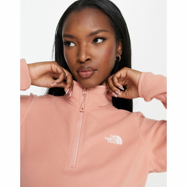 ザ ノースフェイス The North Face レディース フリース トップス 100 Glacier 1/4 Zip Fleece In Pink ピンク