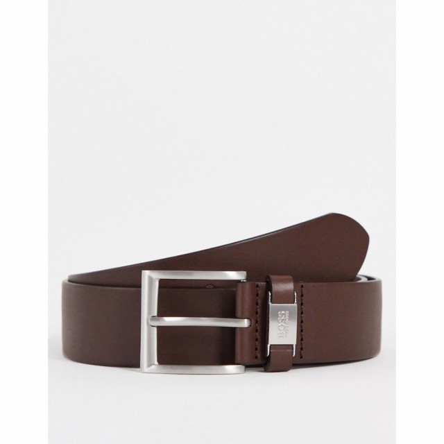 ヒューゴ ボス BOSS メンズ ベルト Boss Connio Belt In Brown Core タン