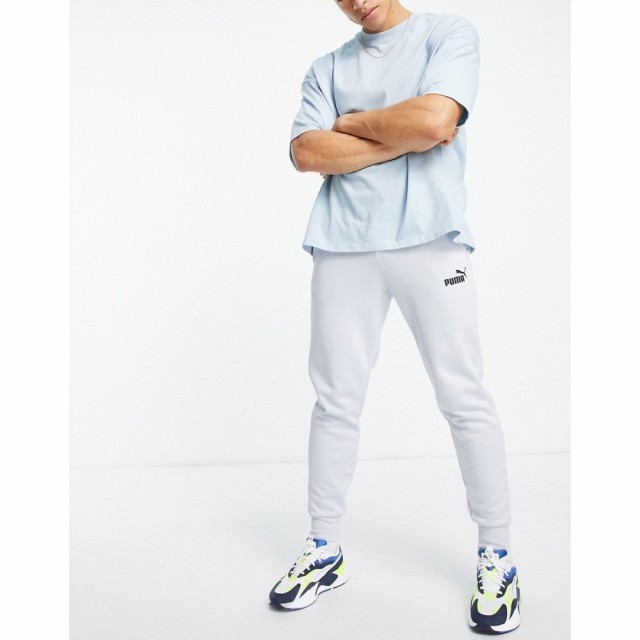 プーマ Puma メンズ ジョガーパンツ ボトムス・パンツ Essentials Small Logo Joggers In Ice Blue