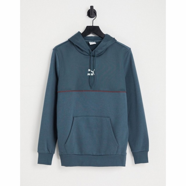 プーマ Puma メンズ パーカー トップス Clsx Hoodie In Dark Blue ダークグレー