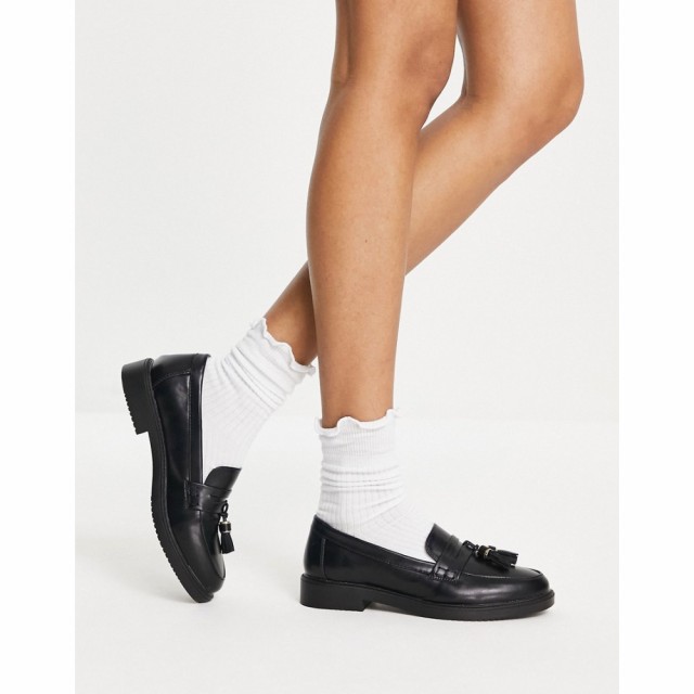 シュー Schuh レディース ローファー・オックスフォード シューズ・靴 Lane Loafers In Black ブラック