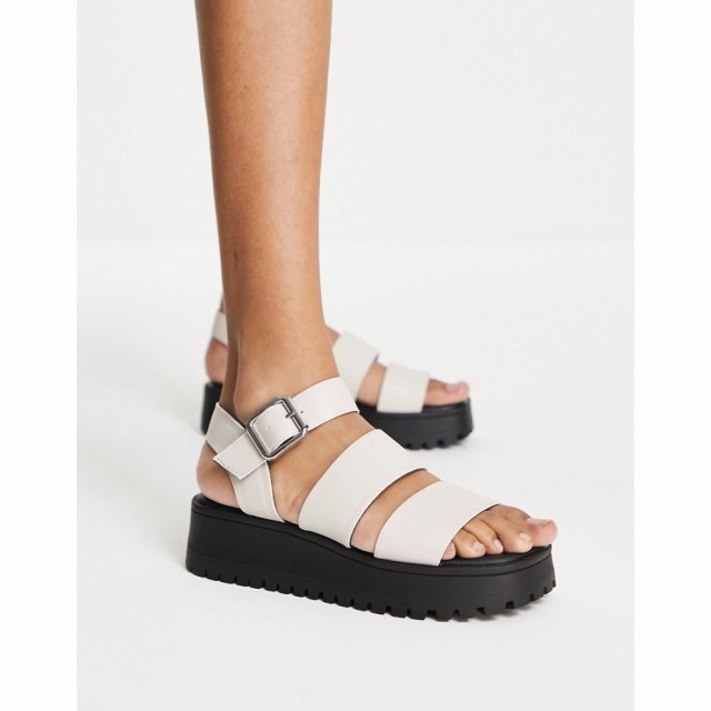 シュー Schuh レディース サンダル・ミュール シューズ・靴 Tala Chunky Sandals In White ホワイト