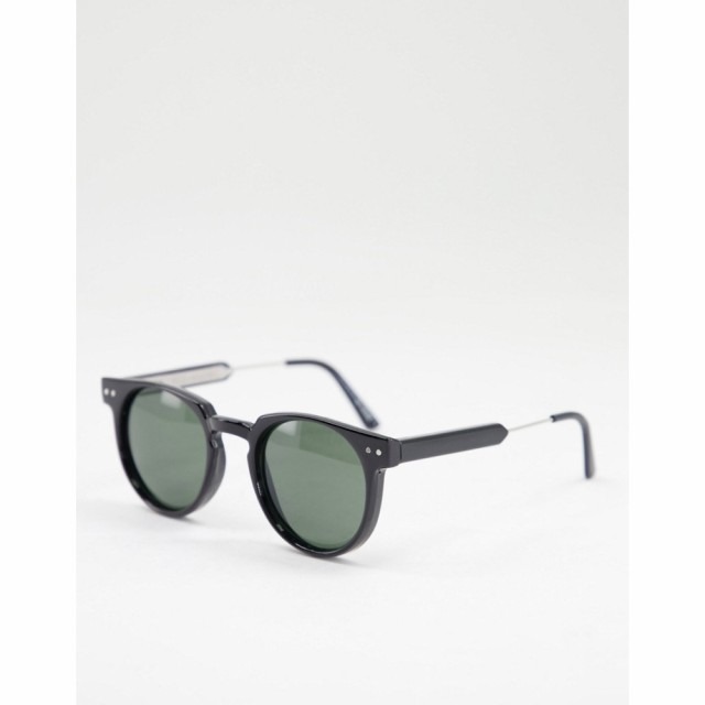 スピットファイア Spitfire ユニセックス メガネ・サングラス ラウンド Teddy Boy Round Sunglasses In Black ブラック