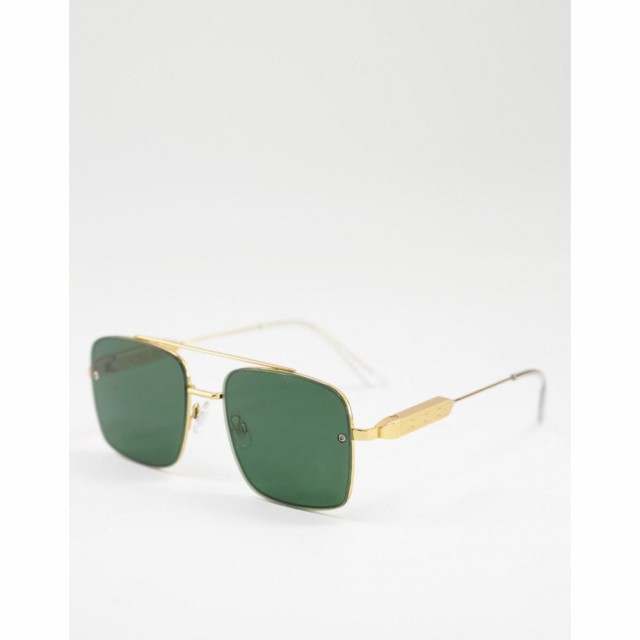 スピットファイア Spitfire ユニセックス メガネ・サングラス アビエイター Devon Weekender Aviator Sunglasses With Green Lens グリー