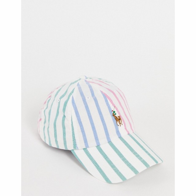 ラルフ ローレン Polo Ralph Lauren メンズ キャップ 帽子 Fun Stripe Cap In Multi Colour マルチカラー