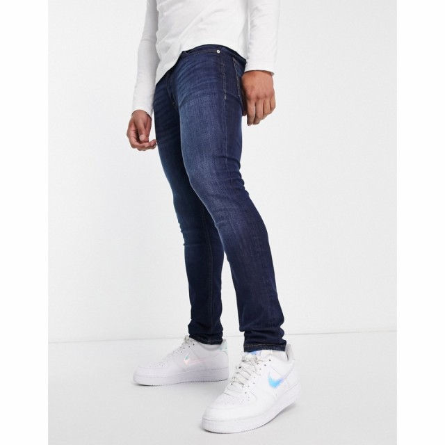 ジャック アンド ジョーンズ Jack and Jones メンズ ジーンズ・デニム スキニー Intelligence Liam Skinny Fit Jeans In Mid Blue Wash