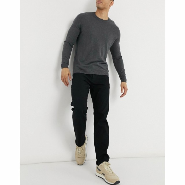 ジャック アンド ジョーンズ Jack and Jones メンズ ジーンズ・デニム ボトムス・パンツ Intelligence Mike Straight Fit Jeans In Black