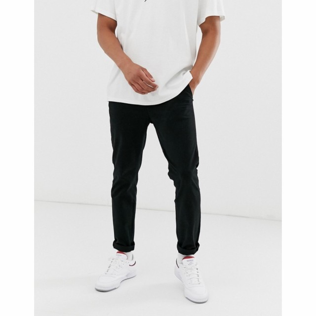 ジャック アンド ジョーンズ Jack and Jones メンズ チノパン スキニー・スリム ボトムス・パンツ Intelligence Slim Fit Chinos In Blac