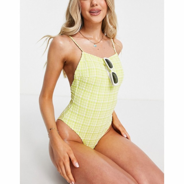 ベックソンダーガード Becksondergaard レディース ワンピース 水着・ビーチウェア Becksondersgaard Eli Swimsuit In Yellow イエロー