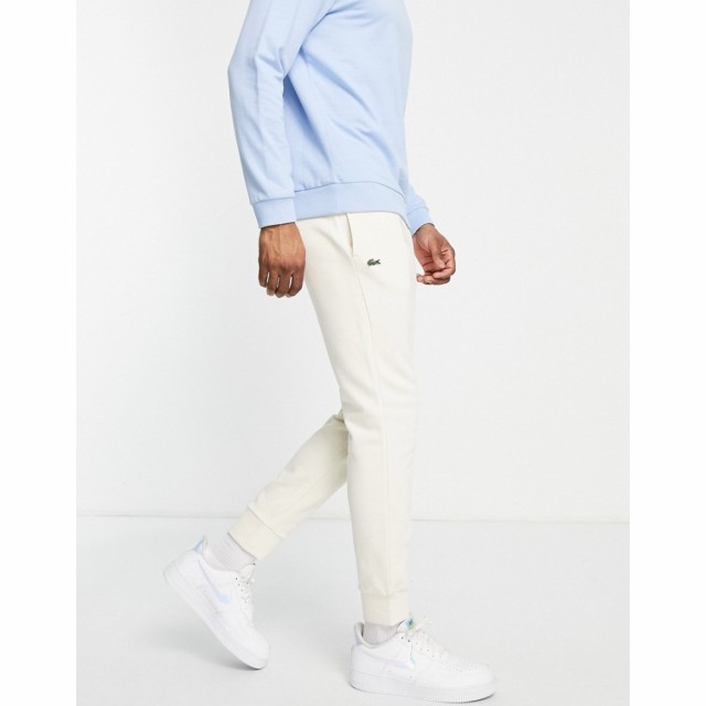 ラコステ Lacoste メンズ ジョガーパンツ ボトムス・パンツ Fleece Joggers In Off White ホワイト