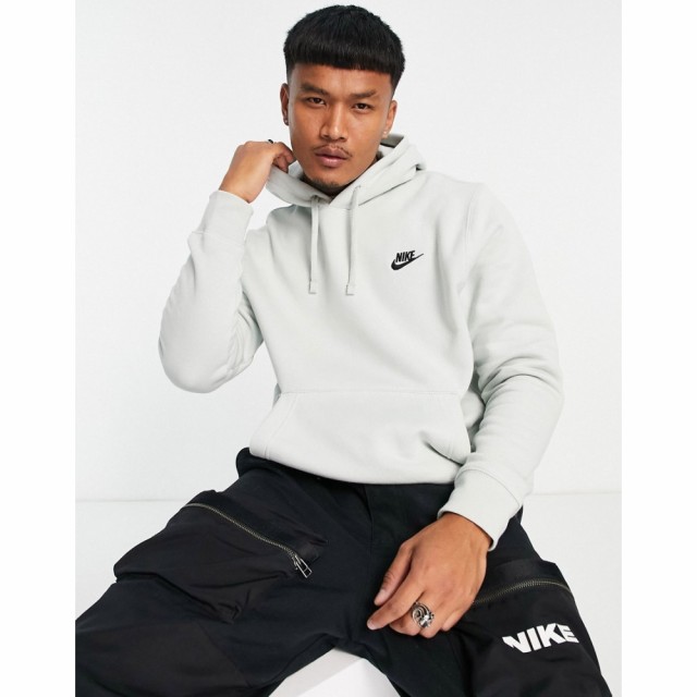 ナイキ Nike メンズ パーカー トップス Club Hoodie In Light Silver