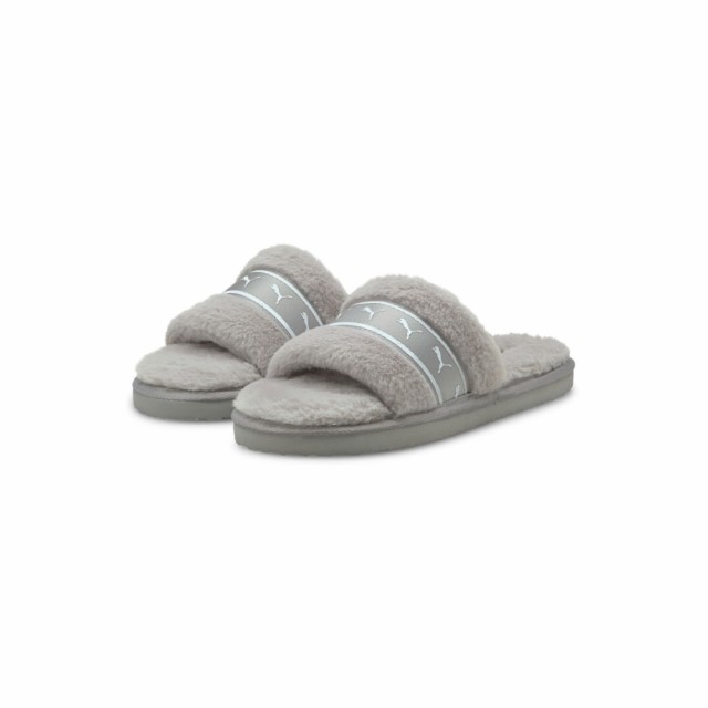 プーマ Puma レディース スリッパ シューズ・靴 Fluff Slider Slippers In Grey グレー